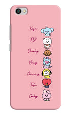 BTS names Redmi Y1 Lite Hard Case Back Cover by Casekaro