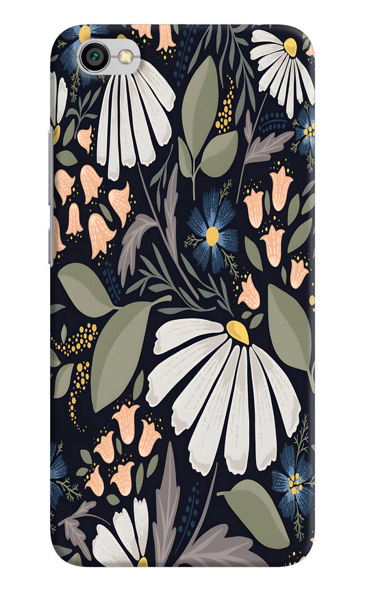 Flowers Art Redmi Y1 Lite Hard Case Back Cover by Casekaro