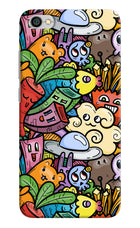 Veggie Doodle Redmi Y1 Lite Hard Case Back Cover by Casekaro