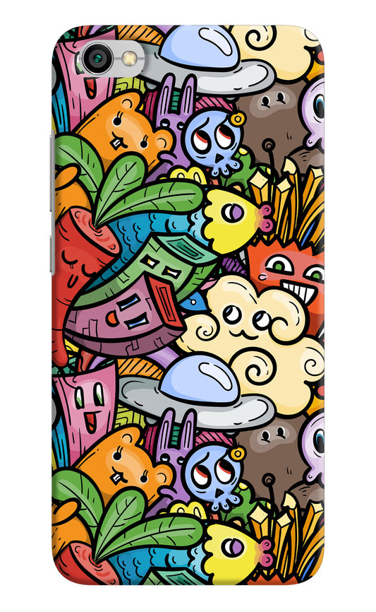 Veggie Doodle Redmi Y1 Lite Hard Case Back Cover by Casekaro