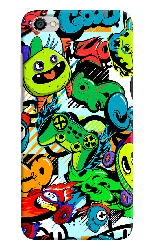 Game Doodle Redmi Y1 Lite Hard Case Back Cover by Casekaro