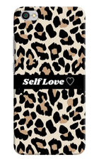 Leopard Print Self Love Redmi Y1 Lite Hard Case Back Cover by Casekaro