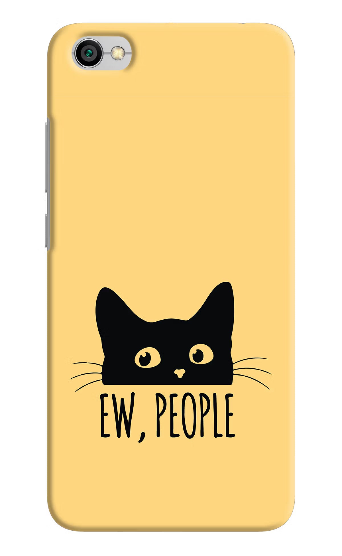 Ew People Catitude Redmi Y1 Lite Hard Case Back Cover by Casekaro