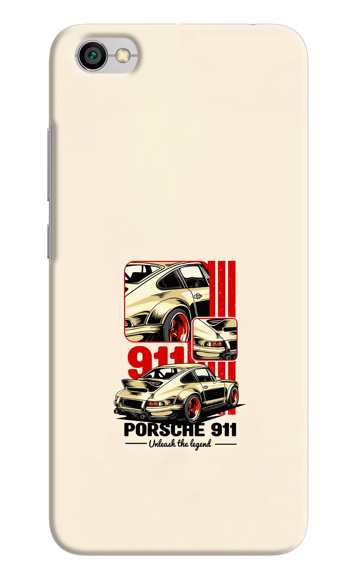 Classic Porsche 911 Redmi Y1 Lite Hard Case Back Cover by Casekaro