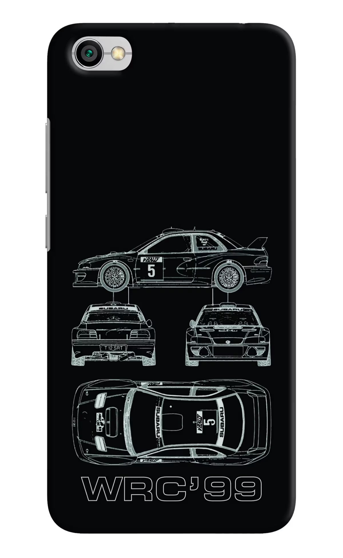 WRC'99 Redmi Y1 Lite Hard Case Back Cover by Casekaro
