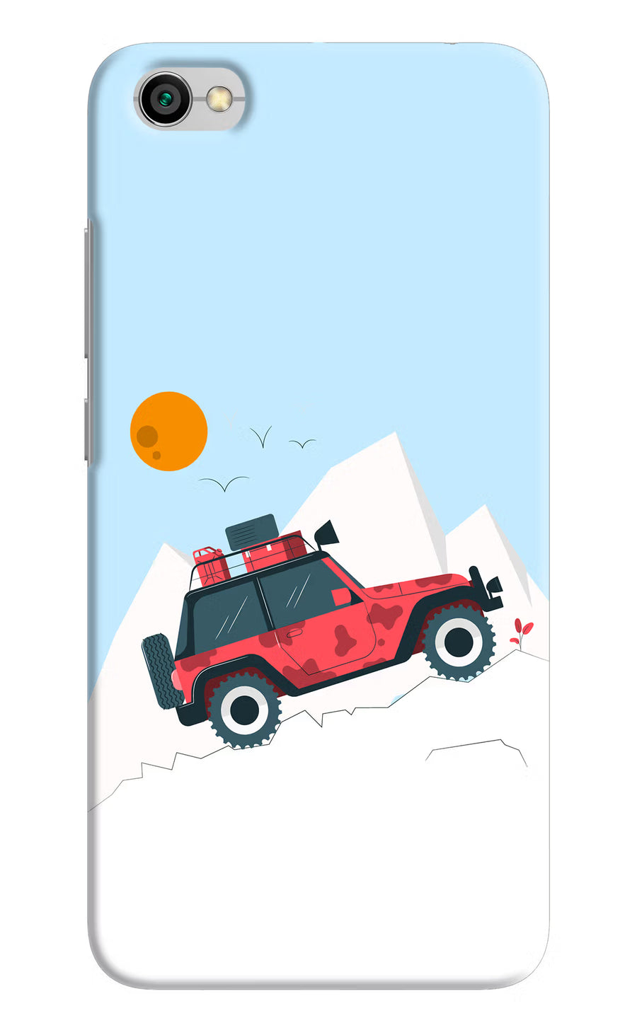Mountain Trail Beast Redmi Y1 Lite Back Cover, Hard case