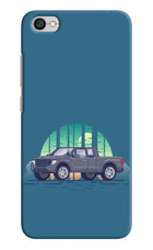Retro Garage Vibe Redmi Y1 Lite Hard Case Back Cover by Casekaro
