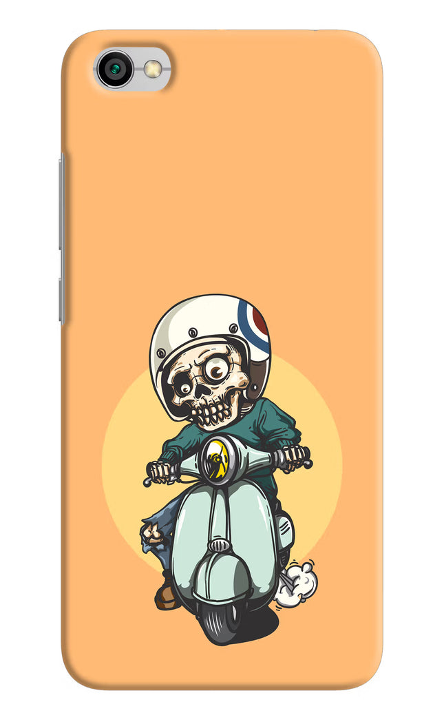 Undead Biker Redmi Y1 Lite Hard Case Back Cover by Casekaro