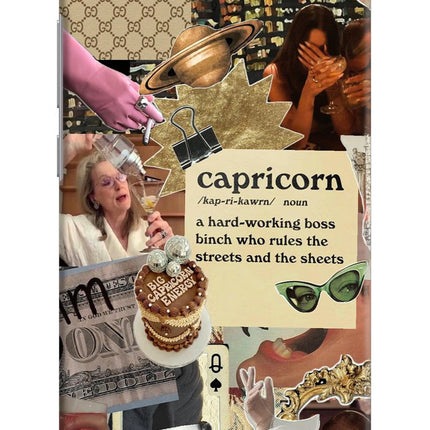 Capricorn Zodiac Redmi Y1 Lite Hard Case Back Cover by Casekaro