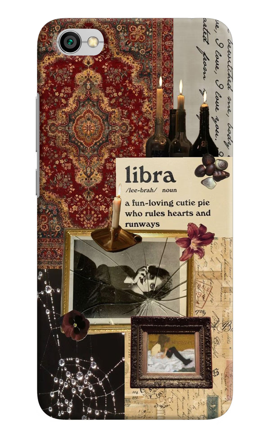 Libra Zodiac Redmi Y1 Lite Back Cover, Hard case