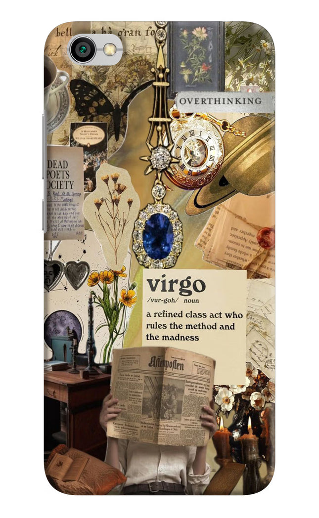 Virgo Zodiac Redmi Y1 Lite Hard Case Back Cover by Casekaro