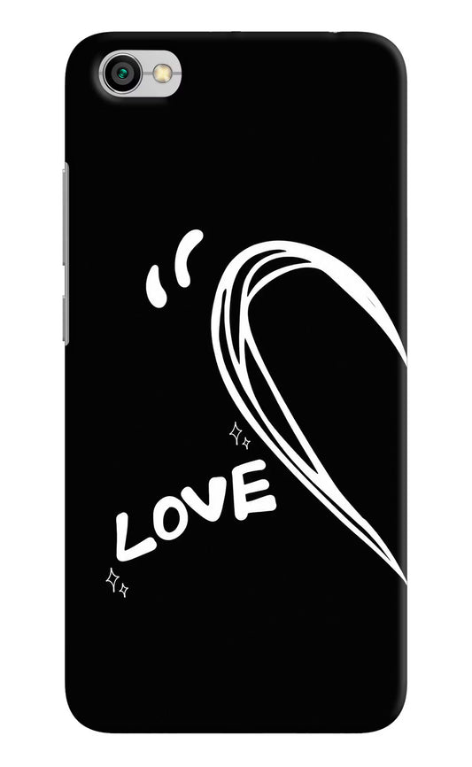 Love Line Redmi Y1 Lite Hard Case Back Cover by Casekaro