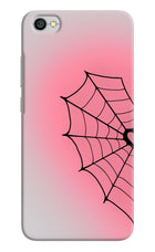 Pink Web Redmi Y1 Lite Hard Case Back Cover by Casekaro