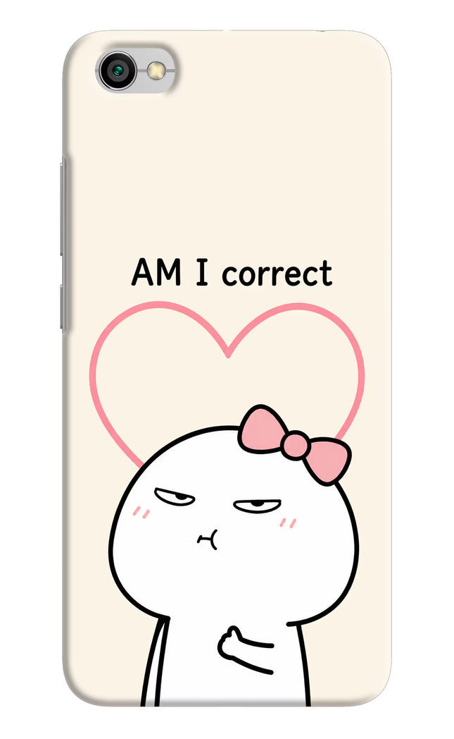 Always Right Redmi Y1 Lite Hard Case Back Cover by Casekaro