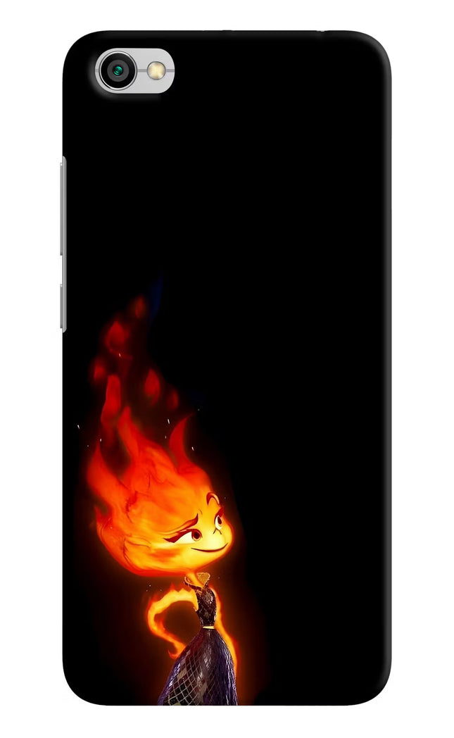 Ember Flame Redmi Y1 Lite Hard Case Back Cover by Casekaro