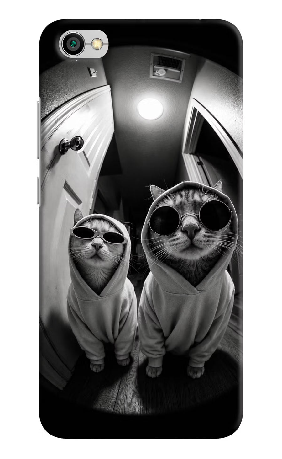 Hood Cats Redmi Y1 Lite Back Cover, Hard case