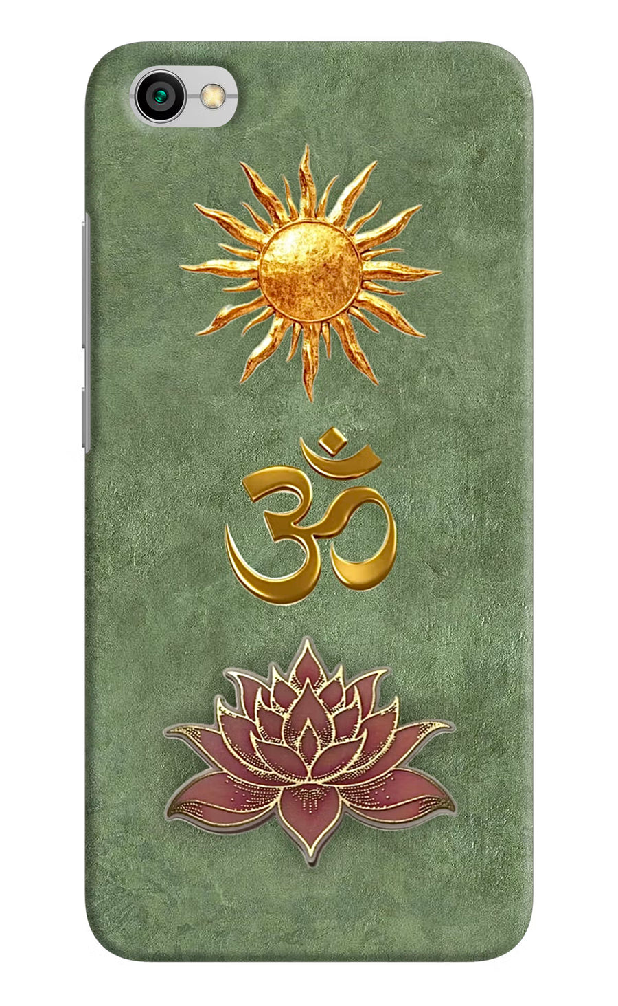 Om & Lotus Redmi Y1 Lite Back Cover, Hard case