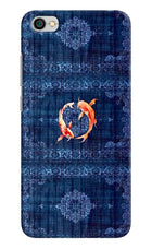 Koi Blue Redmi Y1 Lite Hard Case Back Cover by Casekaro
