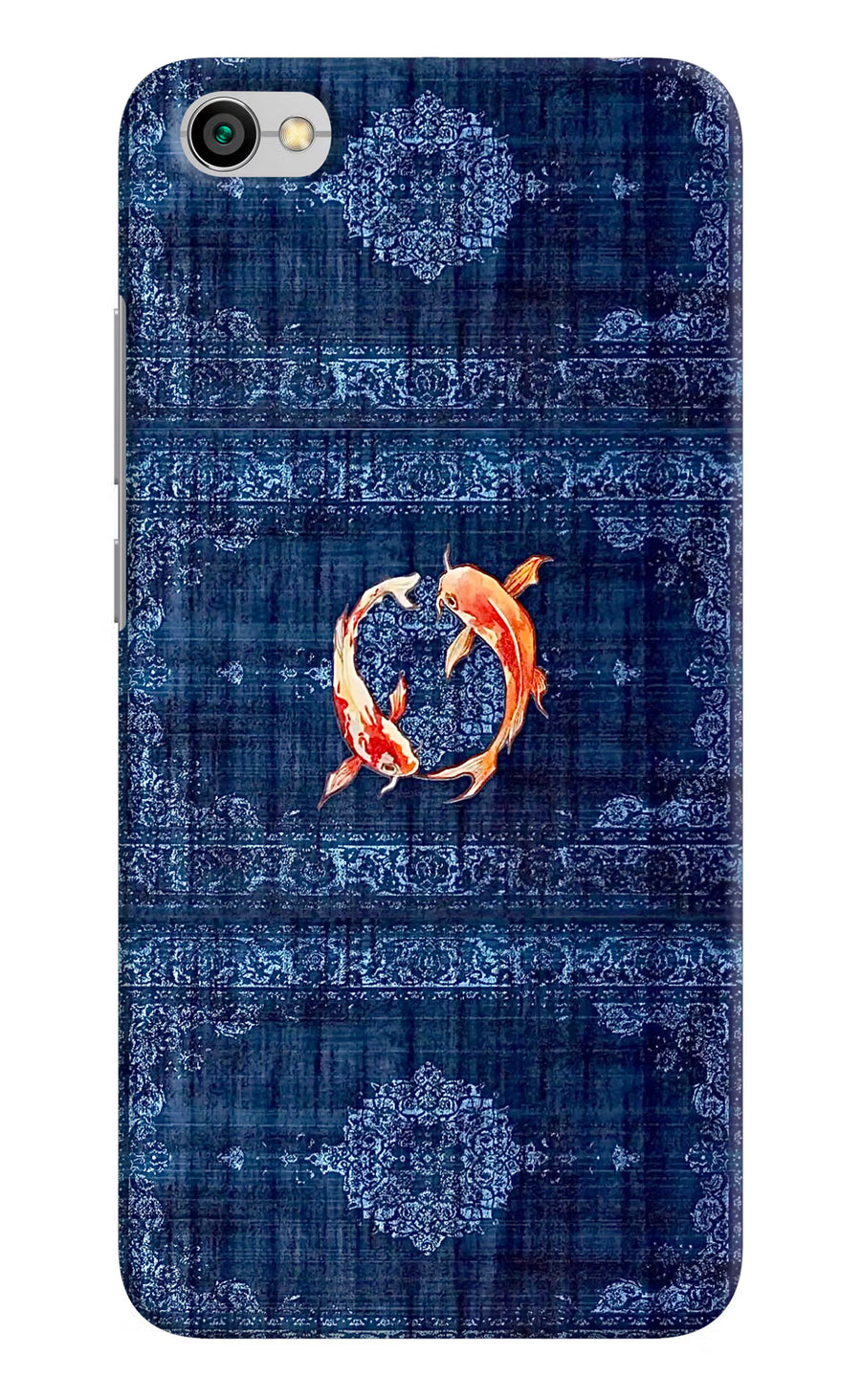 Koi Blue Redmi Y1 Lite Back Cover, Hard case