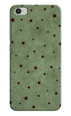 Green Stars Redmi Y1 Lite Hard Case Back Cover by Casekaro