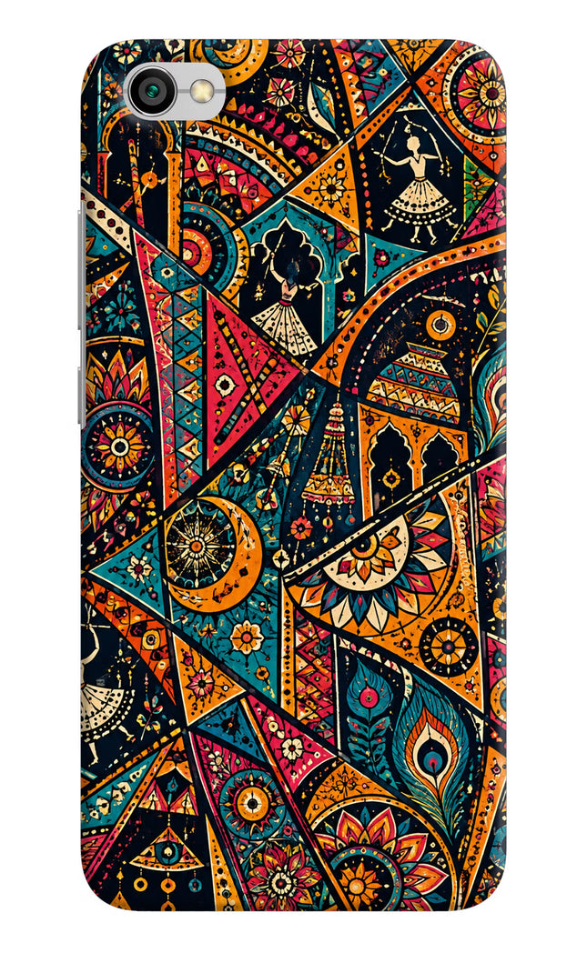Folk Print Redmi Y1 Lite Hard Case Back Cover by Casekaro