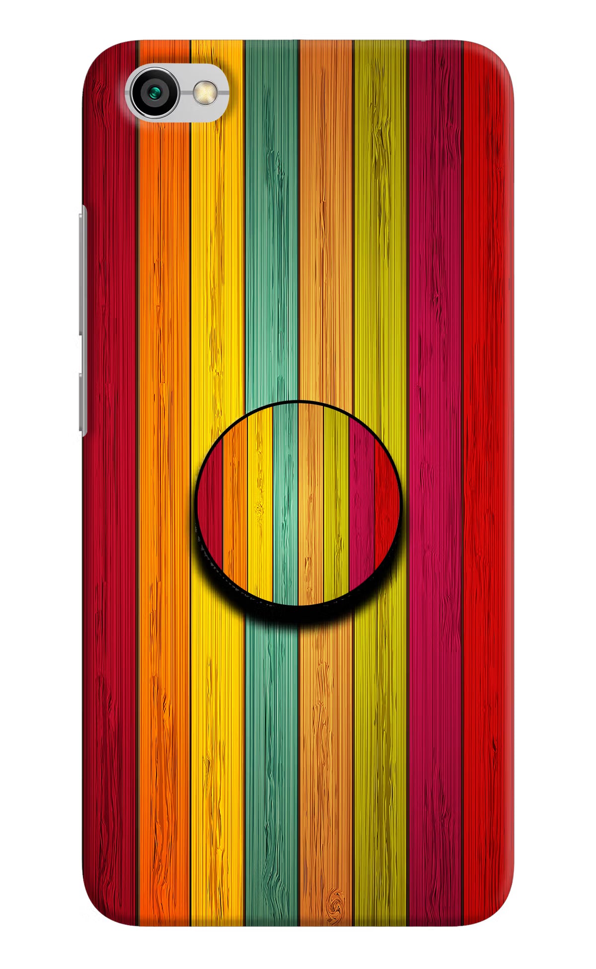 Multicolor Wooden Redmi Y1 Lite Pop Case by Casekaro