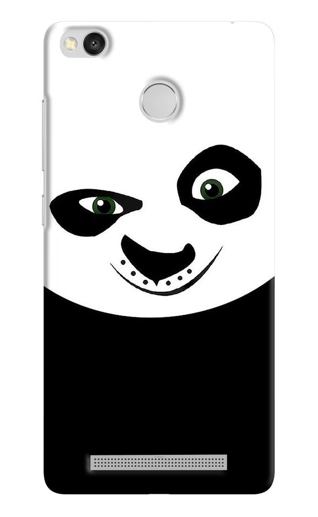 Panda Redmi 3S Prime Hard Case Back Cover by Casekaro