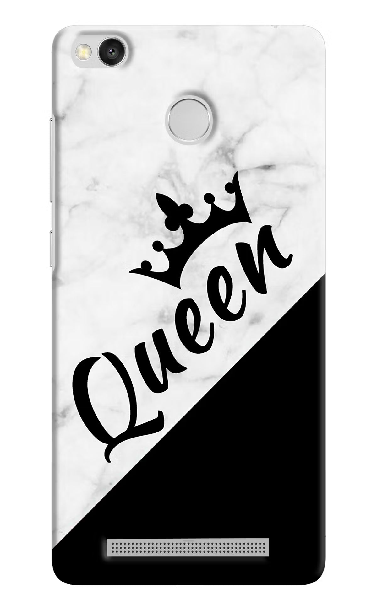 Queen Redmi 3S Prime Hard Case Back Cover by Casekaro