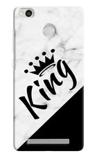 King Redmi 3S Prime Hard Case Back Cover by Casekaro