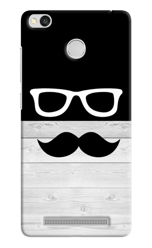Mustache Redmi 3S Prime Hard Case Back Cover by Casekaro
