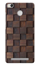 Wooden Cube Design Redmi 3S Prime Hard Case Back Cover by Casekaro