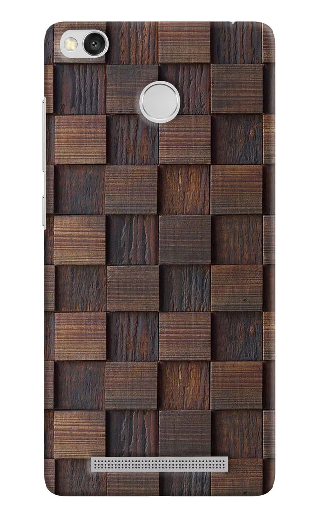 Wooden Cube Design Redmi 3S Prime Hard Case Back Cover by Casekaro