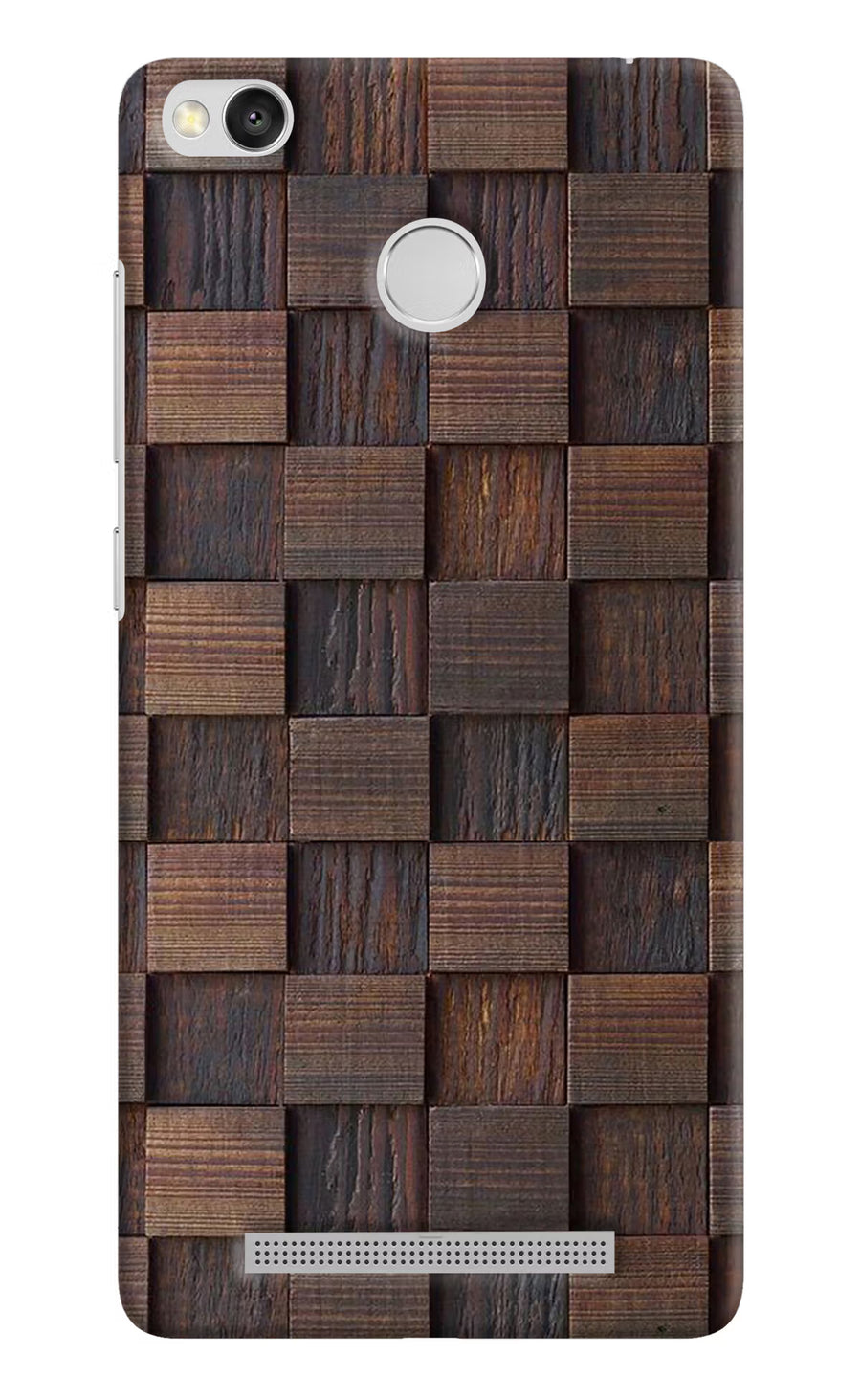 Wooden Cube Design Redmi 3S Prime Back Cover, Hard case