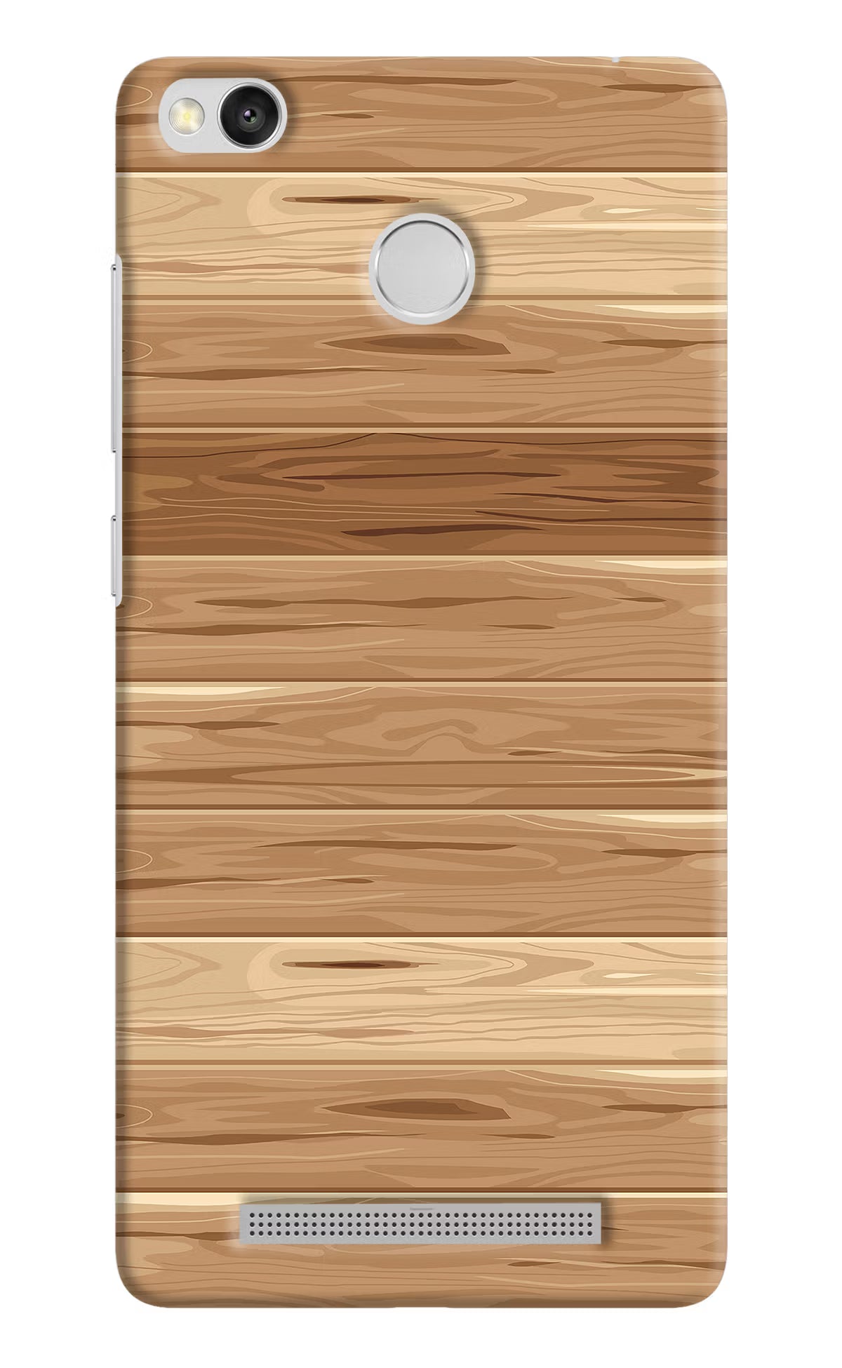 Wooden Vector Redmi 3S Prime Hard Case Back Cover by Casekaro