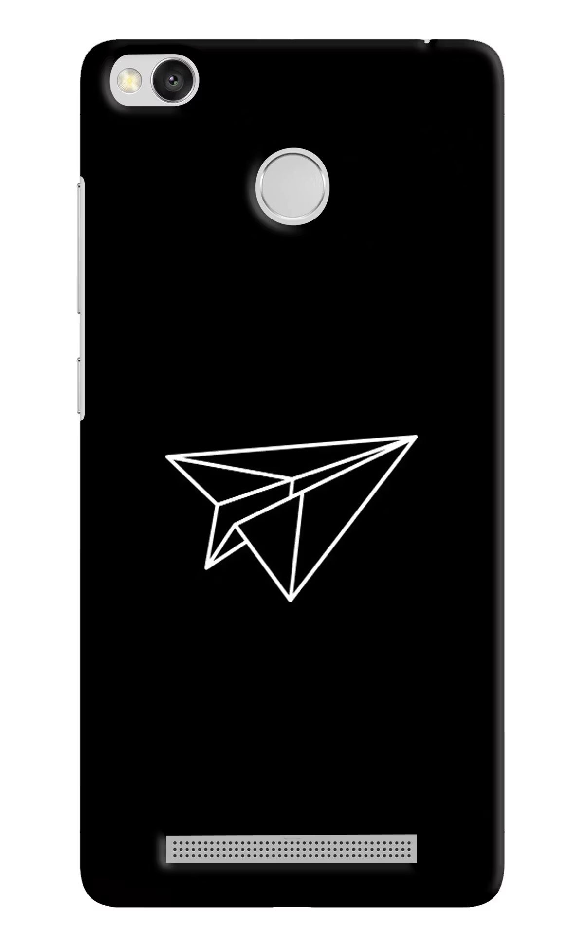 Paper Plane White Redmi 3S Prime Hard Case Back Cover by Casekaro