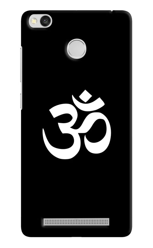 Om Redmi 3S Prime Hard Case Back Cover by Casekaro