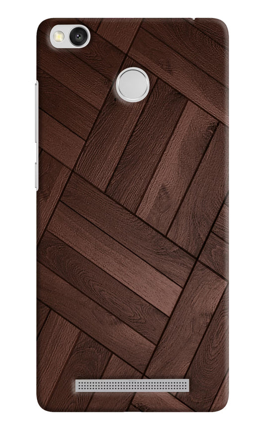 Wooden Texture Design Redmi 3S Prime Hard Case Back Cover by Casekaro