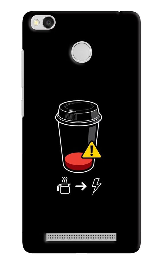 Coffee Redmi 3S Prime Hard Case Back Cover by Casekaro