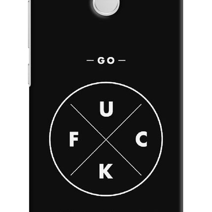 Go Fuck Yourself Redmi 3S Prime Hard Case Back Cover by Casekaro