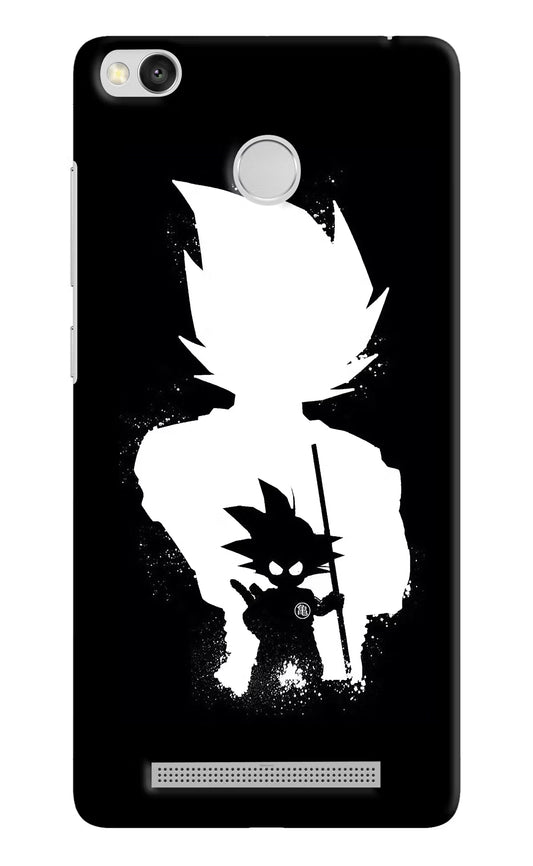 Goku Shadow Redmi 3S Prime Hard Case Back Cover by Casekaro