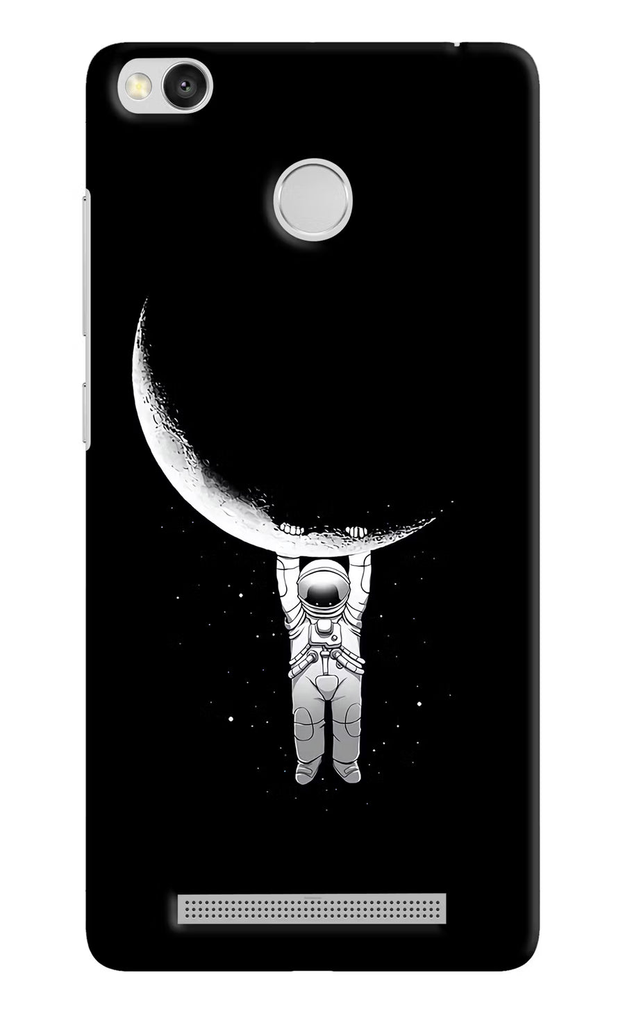 Moon Space Redmi 3S Prime Back Cover, Hard case