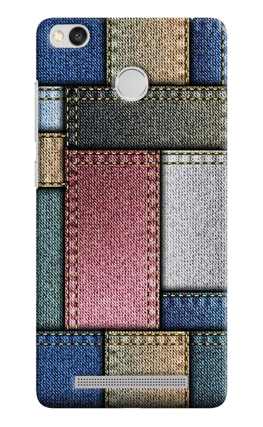 Multicolor Jeans Redmi 3S Prime Hard Case Back Cover by Casekaro