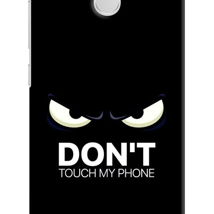 Don'T Touch My Phone Redmi 3S Prime Hard Case Back Cover by Casekaro