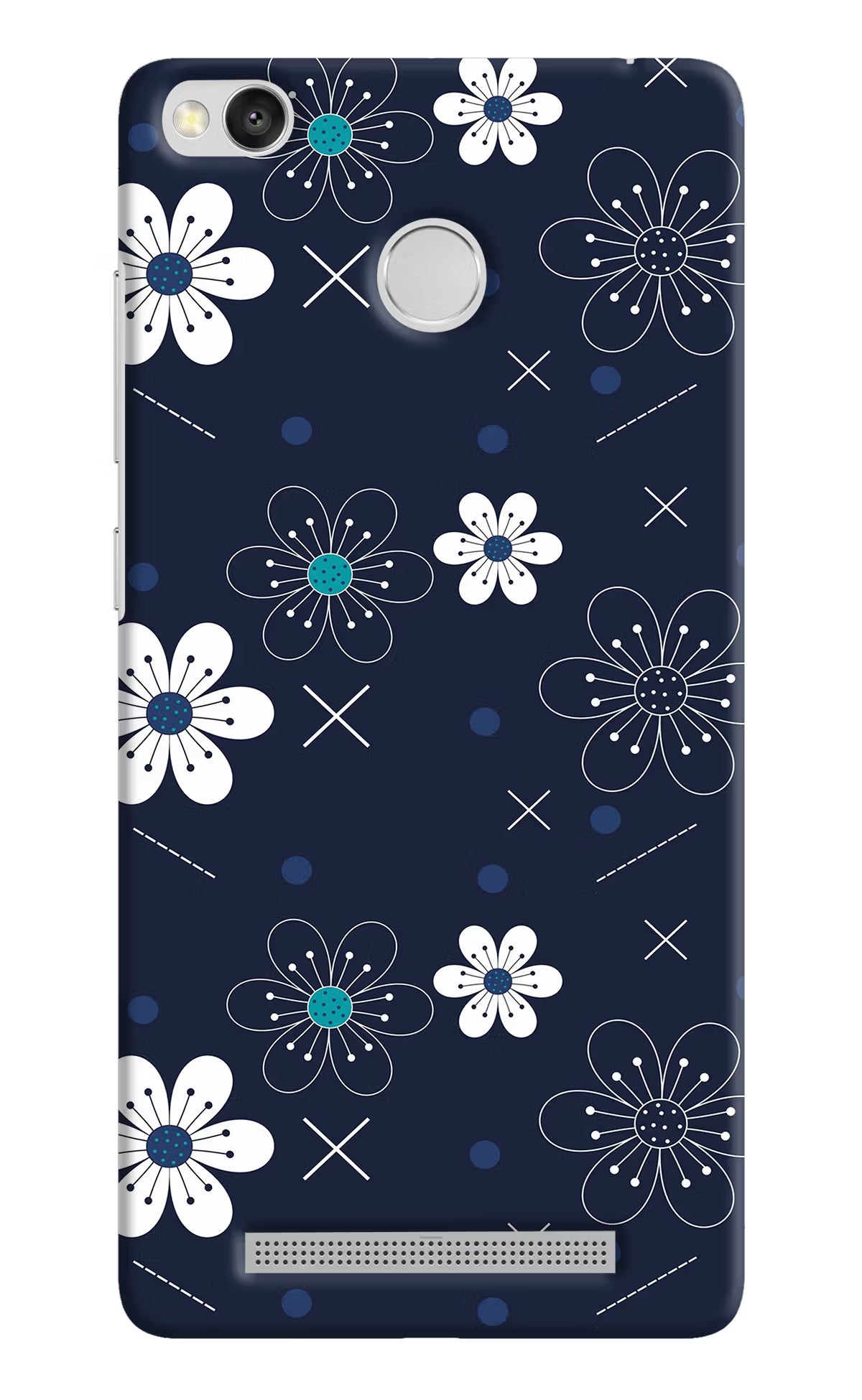 Flowers Redmi 3S Prime Hard Case Back Cover by Casekaro