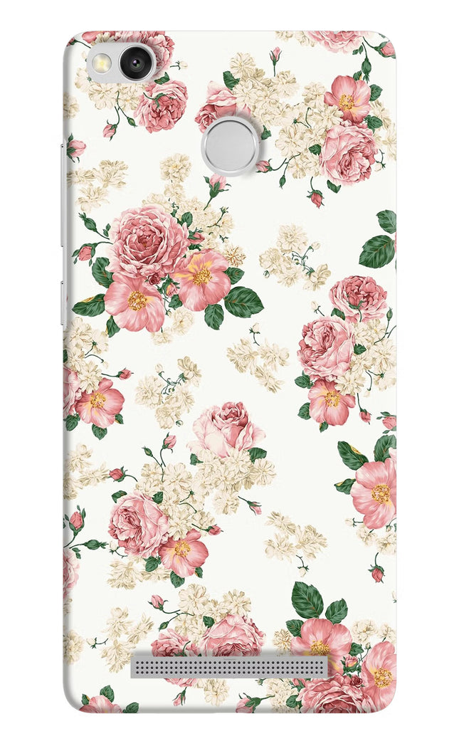 Flowers Redmi 3S Prime Hard Case Back Cover by Casekaro