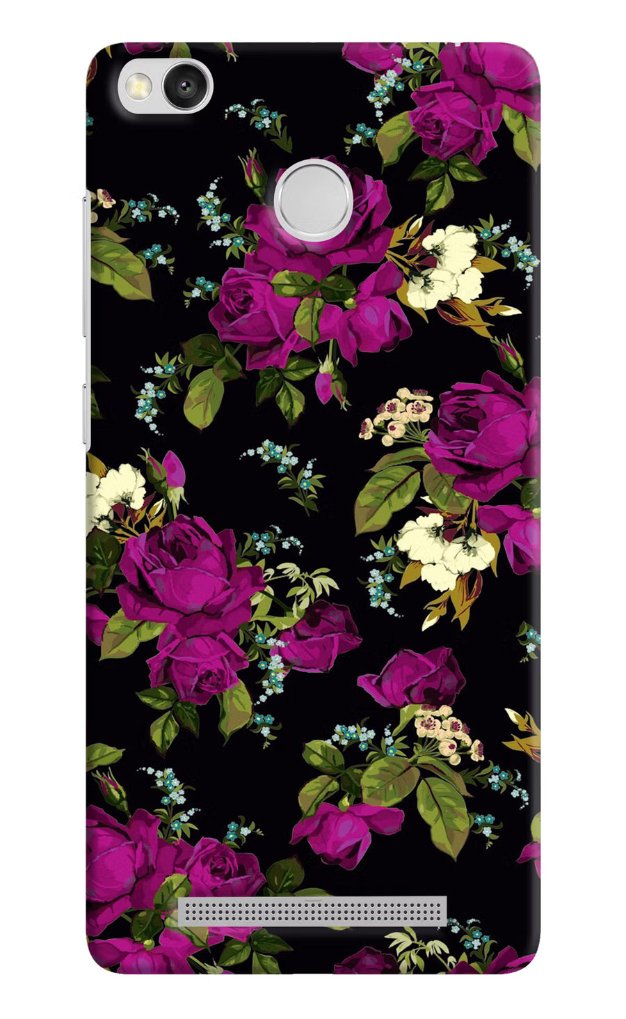 Flowers Redmi 3S Prime Back Cover, Hard case
