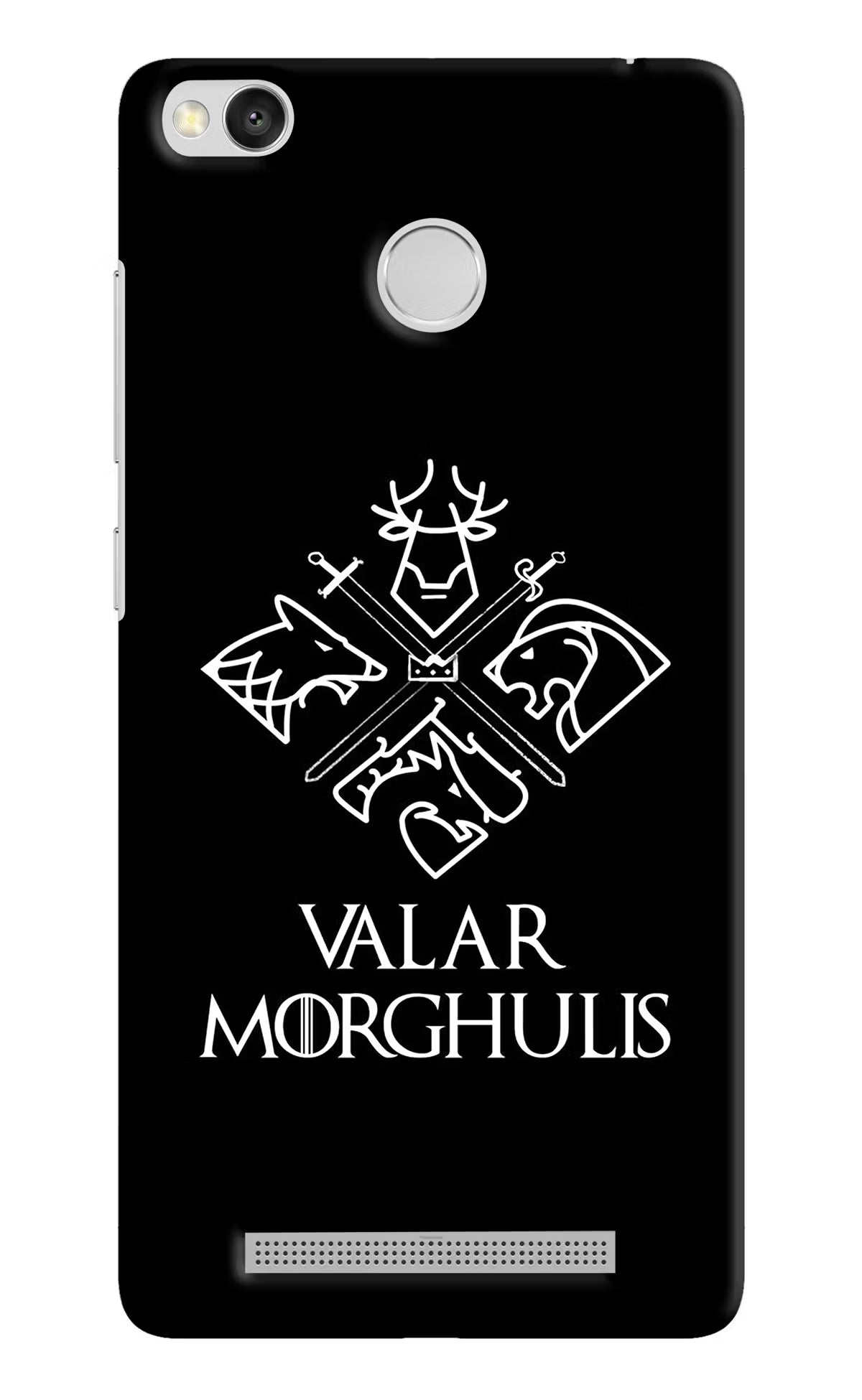 Valar Morghulis | Game Of Thrones Redmi 3S Prime Hard Case Back Cover by Casekaro
