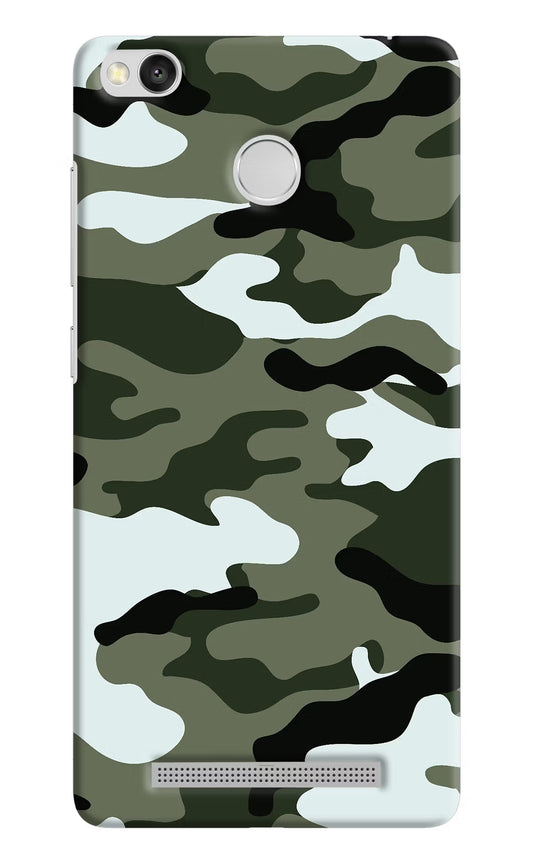 Camouflage Redmi 3S Prime Hard Case Back Cover by Casekaro