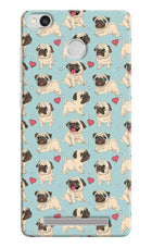 Pug Dog Redmi 3S Prime Hard Case Back Cover by Casekaro