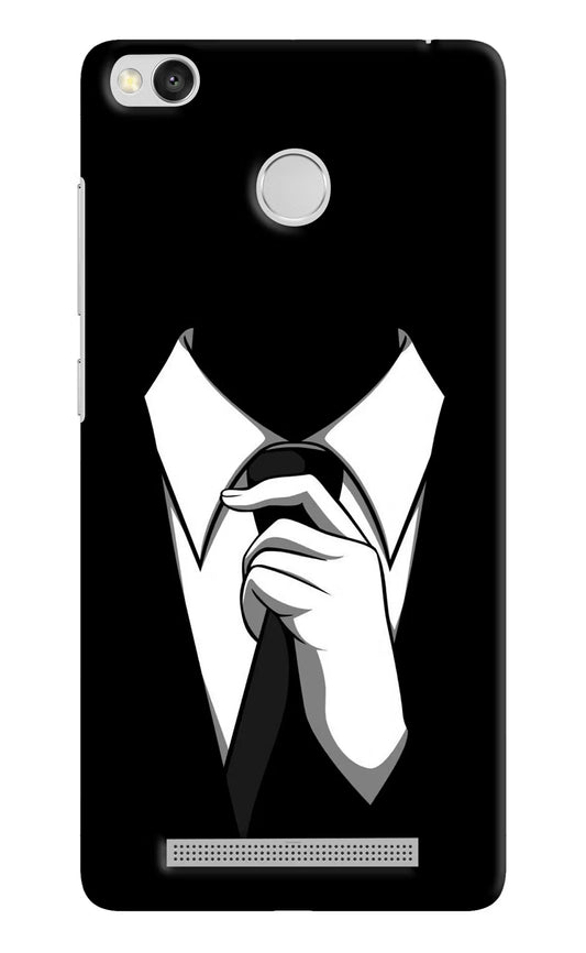 Black Tie Redmi 3S Prime Hard Case Back Cover by Casekaro